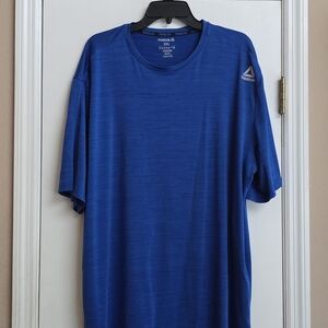 Men's Reebok Speedwick Performance T-Shirt Men's 2XL Blue Short Sleeve
